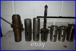 1.75 OD Turret Lathe Machine Adapter Sleeve Tool Holder Shank Reducer Lot of 13