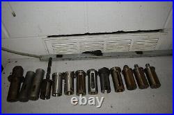 1.75 OD Turret Lathe Machine Adapter Sleeve Tool Holder Shank Reducer Lot of 13