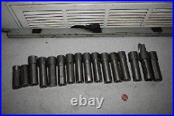 1 OD Turret Lathe Machine Adapter Sleeve Tool Holder Shank Reducer Lot of 16