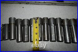 1 OD Turret Lathe Machine Adapter Sleeve Tool Holder Shank Reducer Lot of 16