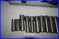 1 OD Turret Lathe Machine Adapter Sleeve Tool Holder Shank Reducer Lot of 16