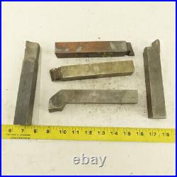 1 Square Left Right Hand Misc. Radius Cutter Lathe Tooling Cutters Lot Of 5