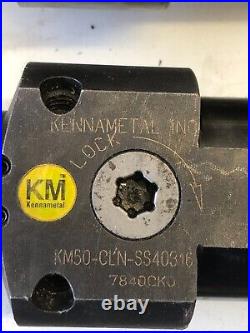 1 each KENNAMETAL KM50 KM50CLNSS40316 ROUND TOOL HOLDER lathe