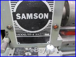 10 x 24 Metal Engine Lathe Samson Tida Model TD-4AA With Tooling One Phase