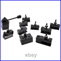 10Pcs OXA 250-000 Wedge Tool Post Holder Set + 4 extra HoldersFor Lathe up to 8
