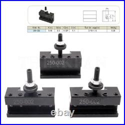 10Pcs OXA 250-000 Wedge Tool Post Holder Set + 4 extra HoldersFor Lathe up to 8