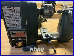 12 Craftsman Wood Lathe with Tools and Accessories