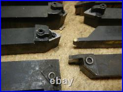 12 Metal Lathe Tool Holders Kennametal Carboloy Valenite Other