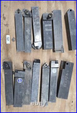 13 Carbide Lathe Tool Holders Lot Thread Cutting Milling Boring Bars 260320