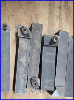 13 Carbide Lathe Tool Holders Lot Thread Cutting Milling Boring Bars 260320