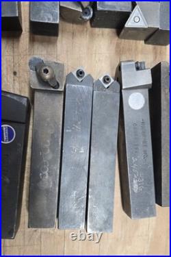 13 Carbide Lathe Tool Holders Lot Thread Cutting Milling Boring Bars 260320
