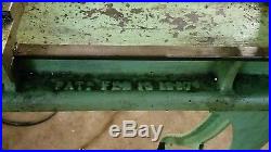 1887 antique treadle lathe barnes 4 1/2 with tooling excellent vintage cond