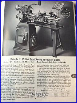 1946 South Bend Heavy 10 Lathe 4 Bed Tool Room 1 Collet Wide Bore Complete