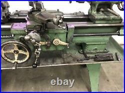 1980s South Bend 13 x 40 metal lathe with tooling taper attachment camlock