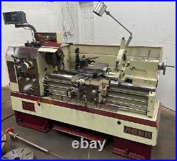 1997 Acer 1740G Gap Bed Engine Lathe, Loaded with Tooling, DRO, 3-Jaw, 4-Jaw, Gap