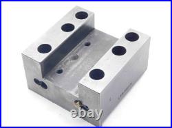 2 1/2 SLOT WIDTH LATHE TURRET TOOL HOLDER BLOCK 90mm X 90mm BOLT HOLE PATTERN
