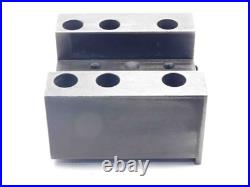 2 1/2 SLOT WIDTH LATHE TURRET TOOL HOLDER BLOCK 90mm X 90mm BOLT HOLE PATTERN