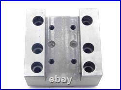 2 1/2 SLOT WIDTH LATHE TURRET TOOL HOLDER BLOCK 90mm X 90mm BOLT HOLE PATTERN