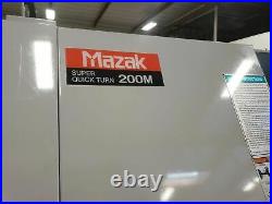 2000 Mazak Super Quick Turn 200m Cnc Lathe With Live Tooling / Milling