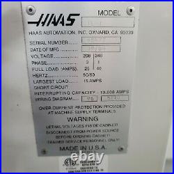 2004 HAAS TL-1 CNC TOOL ROOM LATHE 30 B/w Centers