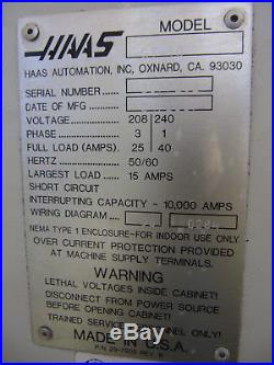 2007 HAAS GT-10 CNC Gang Tool Lathe 8-Station, 3000-rpm, 5 Chuck, A2-5
