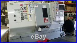 2008 Haas SL-20T CNC Lathe Full C Axis Live Tooling Tailstock Parts Catcher Macr