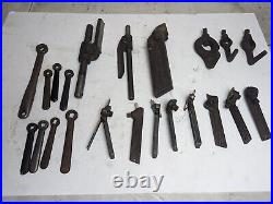 22 Metal Lathe Tool Holder Lot Atlas Craftsman South Bend 9 10 12 Armstrong Ace