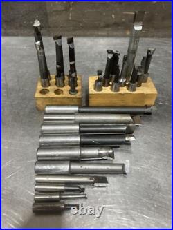 26 Pieces Mixed Unbranded Boring Bar Lathe Mill Machinist Tool Lot Used Surplus