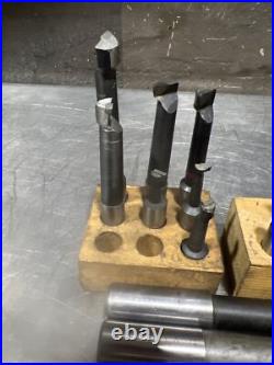 26 Pieces Mixed Unbranded Boring Bar Lathe Mill Machinist Tool Lot Used Surplus