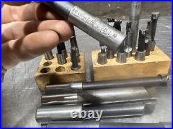 26 Pieces Mixed Unbranded Boring Bar Lathe Mill Machinist Tool Lot Used Surplus