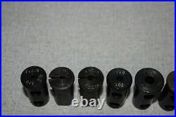 3/4 OD Turret Lathe Machine Adapter Sleeve Tool Holder Shank Reducer Lot of 15