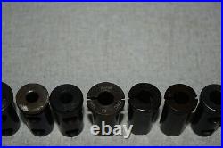 3/4 OD Turret Lathe Machine Adapter Sleeve Tool Holder Shank Reducer Lot of 15