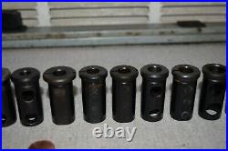 3/4 OD Turret Lathe Machine Adapter Sleeve Tool Holder Shank Reducer Lot of 15