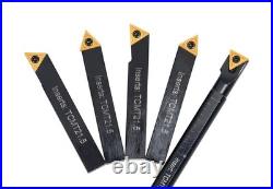 3/8 5ps/set Indexable Turning Tool Set (4Ps turning + 1 PC boring), 2386-0038