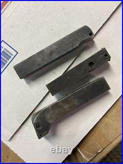 3pc Kennametal Iscar 3/4 Shank Metal Lathe Turning Insert Tool Holder Lot