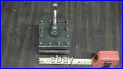 4-1/2 Square 4 Way Tool Post Lathe Tool Holder, Vintage USA