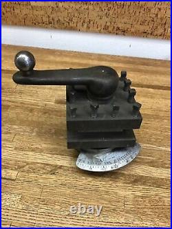 4 WAY LATHE TURRET TOOL POST engine metal turning bit holder