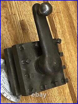 4 WAY LATHE TURRET TOOL POST engine metal turning bit holder