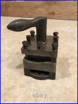 4-Way Quick Change Tool Post Holder 3 x 3 Lathe Logan South Bend Atlas Leblond