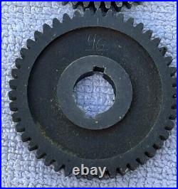 6 Atlas Craftsman 101 618 Lathe Lot Of 9 M6 Change Gears Machinist Tool