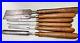 6-Vintage-CHARLES-BUCK-LATHE-CHISELS-WOODWORKING-TOOLS-Gouge-Skew-round-nose-01-ell