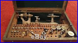 6 mm Lorch Watchmakers Lathe and box, (with set of watchmakers turns) No Reserve