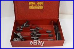 7pc Mint Armstrong Ace Tool Set # 6A 6 Lathe Cutter Set ORIGINAL BOX Atlas 618