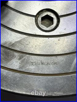 8 Buck Tool Co. Machinist Lathe Chuck 4 Jaw Used