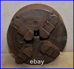 8 diameter 4 jaw independent manual lathe chuck machinist tool 2 1/4 dia X 8TPI