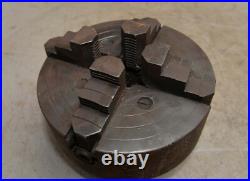 8 diameter 4 jaw independent manual lathe chuck machinist tool 2 1/4 dia X 8TPI