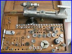 8 mm Vintage Boley Co watch makers lathe set-quality Made In Germany