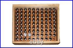 (87 Pieces) Levin D 10MM Collets, 1-80, Watchmakers Lathe Tools