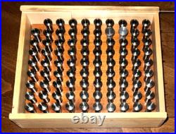 (87 Pieces) Levin D 10MM Collets, 1-80, Watchmakers Lathe Tools