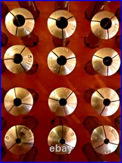 (87 Pieces) Levin D 10MM Collets, 1-80, Watchmakers Lathe Tools